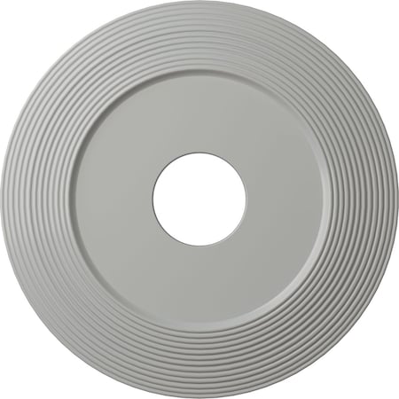 Adonis Ceiling Medallion (Fits Canopies up to 10 1/4"), 16 1/8"OD x 3 5/8"ID x 1"P, Frost